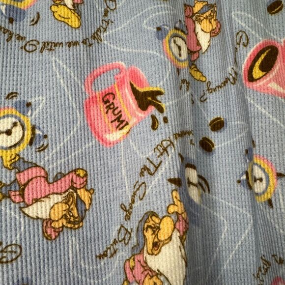 VINTAGE DISNEY Direct women's size large L Grumpy good morning pj pajama pants - Picture 7 of 10